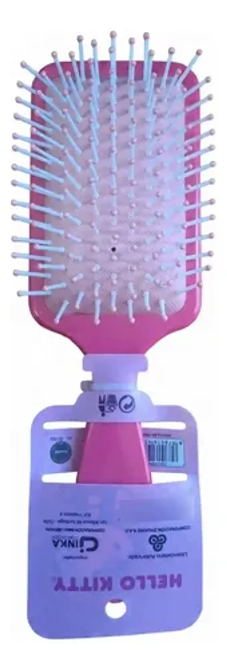 Cepillo Cabello Hello Kitty Desenredante Cuadrado 22 Cm 2