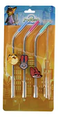 Set 3 Bombillas Disney Reutilizables De Acero Con Limpiador - Miniatura 1