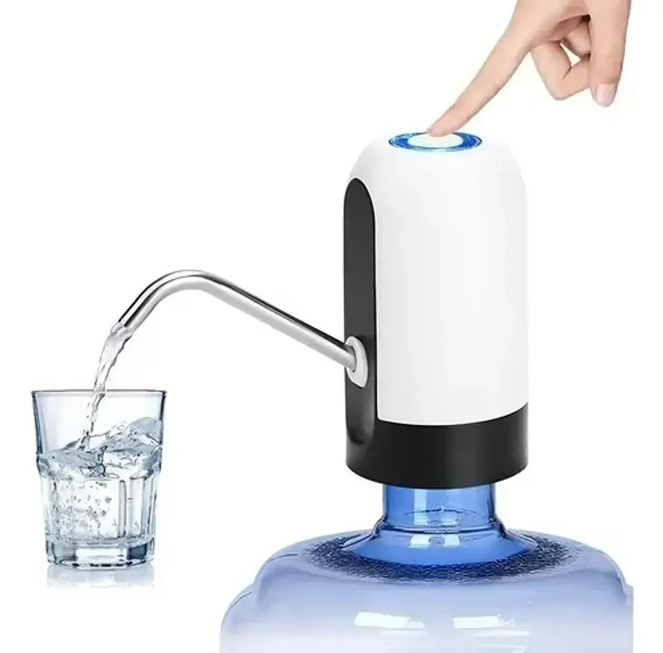 Dispensador Agua Eléctrico Recargable Usb Para Botellón 1