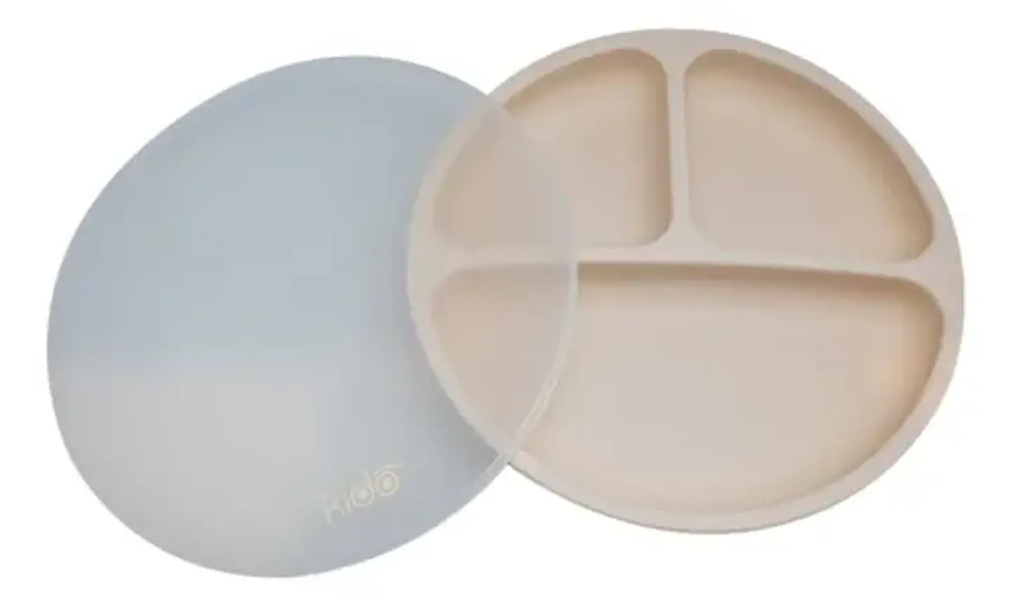 Plato Silicona Bebé Ventosa Antideslizante Y Tapa Kido Keep 3