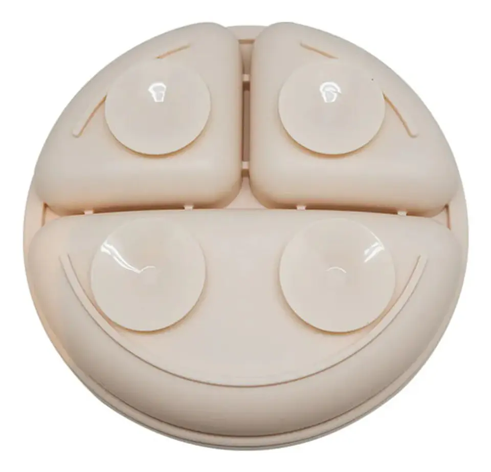Plato Silicona Bebé Ventosa Antideslizante Y Tapa Kido Keep 4