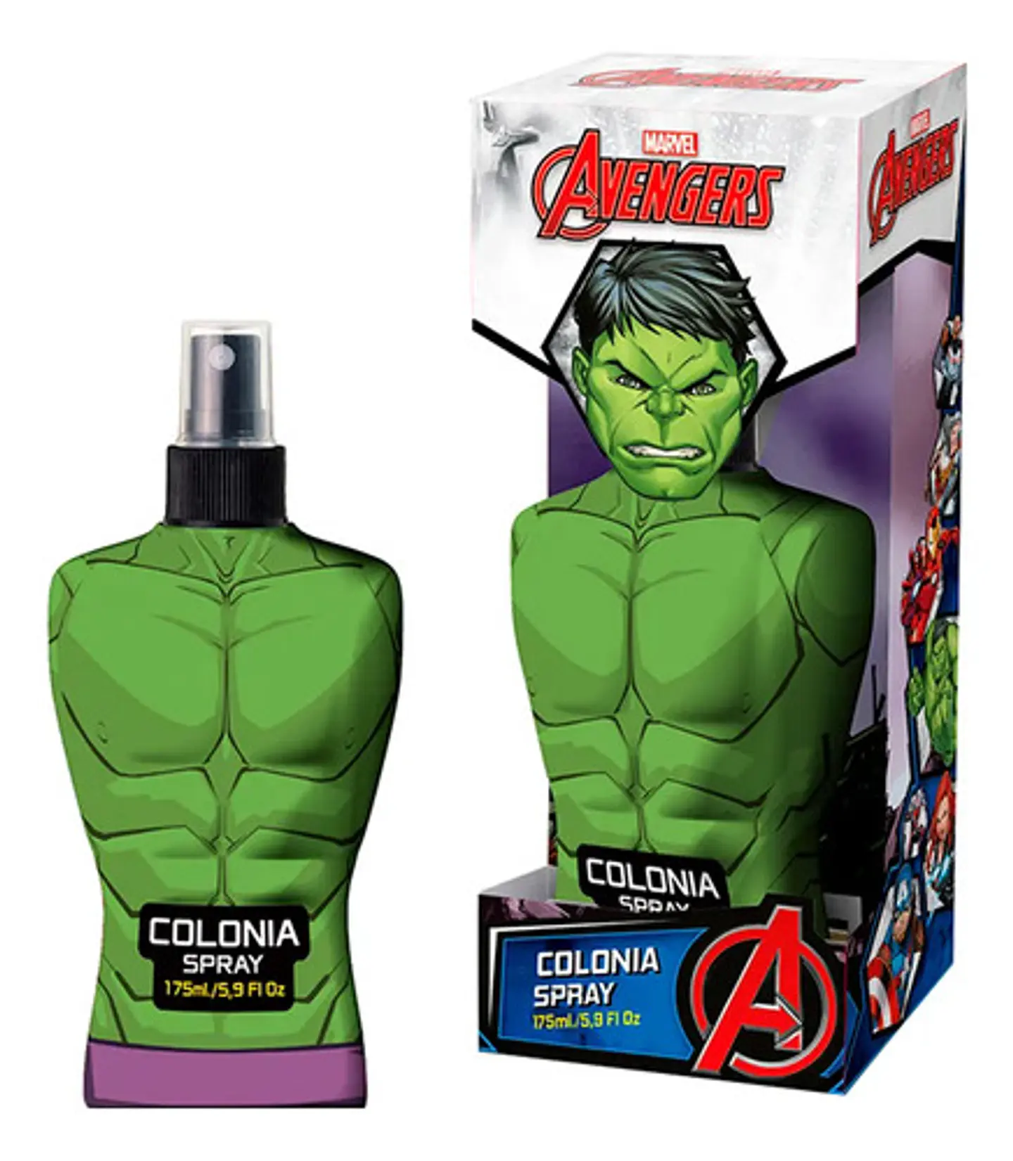Colonia Infantil Marvel Avengers Hulk Spray 175ml Gelatti 1