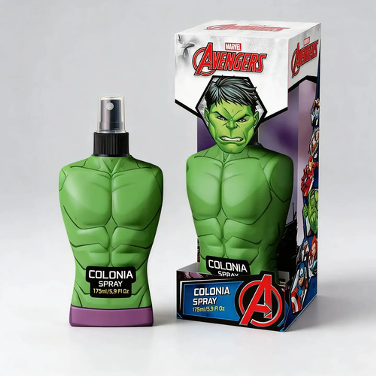 Colonia Infantil Marvel Avengers Hulk Spray 175ml Gelatti 5