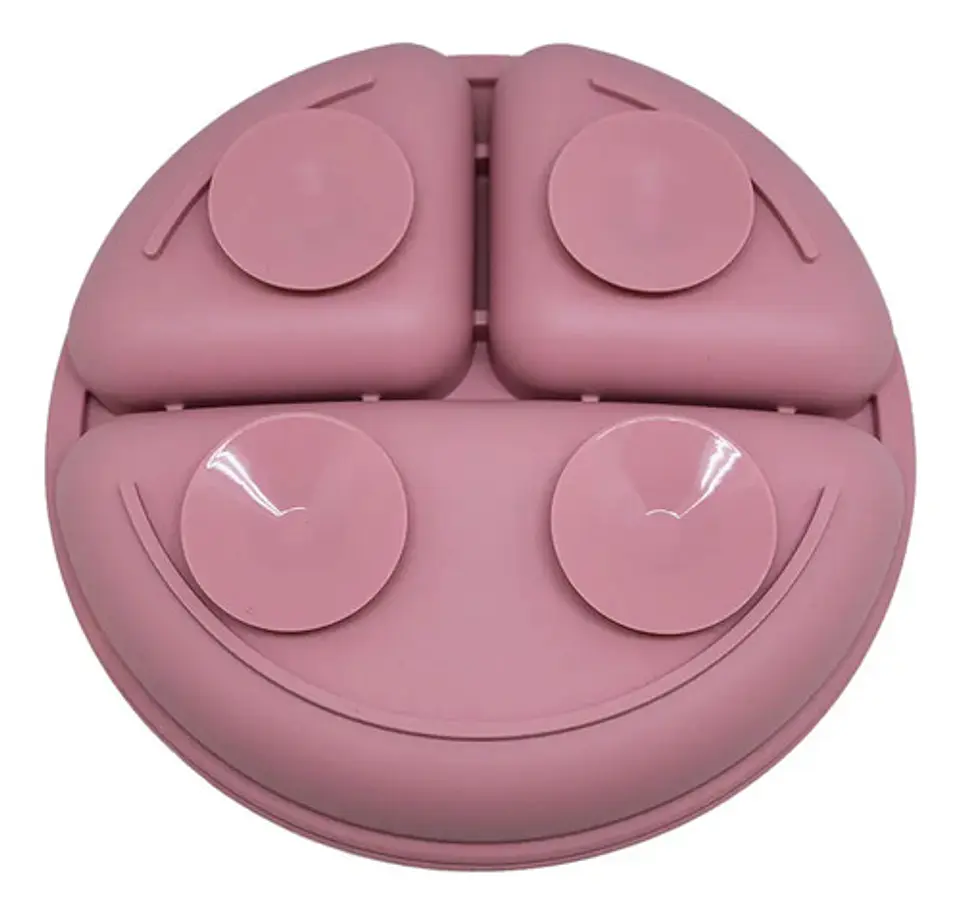 Plato Silicona Bebé Ventosa Antideslizante Y Tapa Kido Keep 4