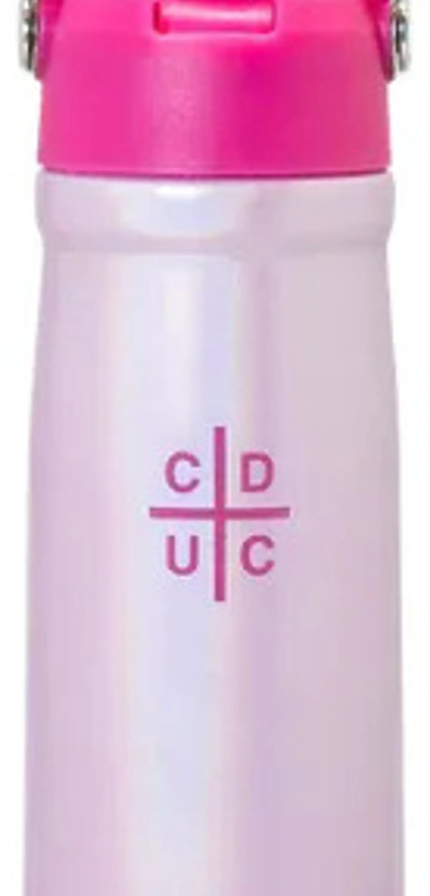 Botella Térmica 650ml Universidad Católica Rosada Metálica 2