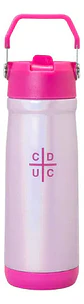 Botella Térmica 650ml Universidad Católica Rosada Metálica - Miniatura 2