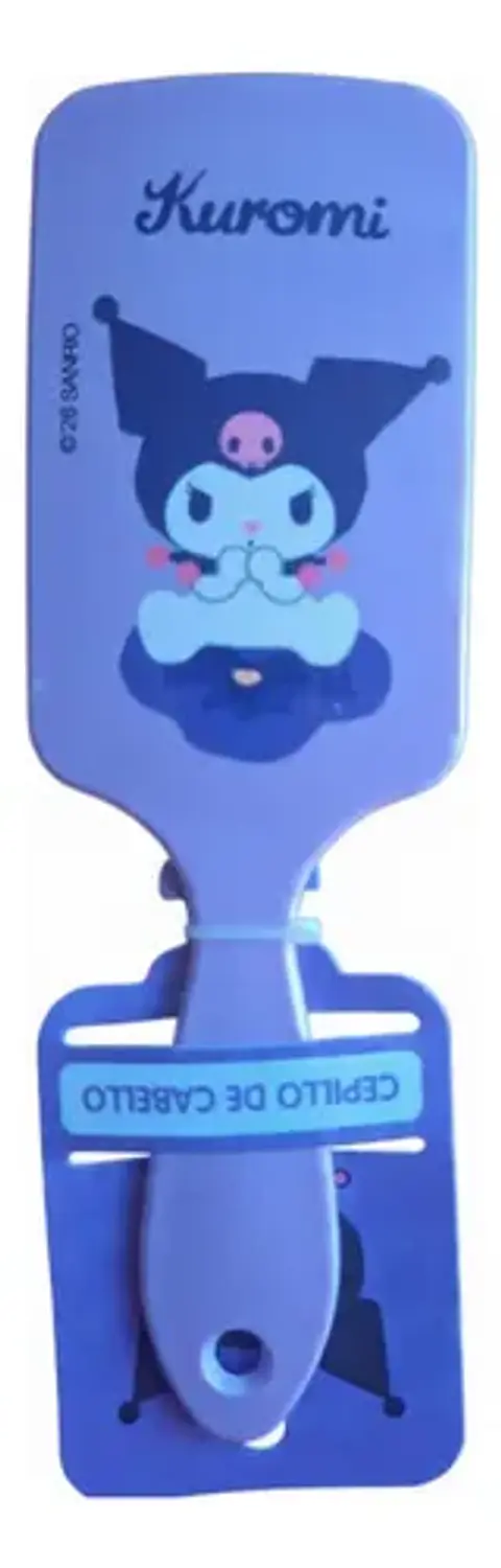 Cepillo De Cabello Kurumi Desenredante Cuadrado 22 Cm Rosa
