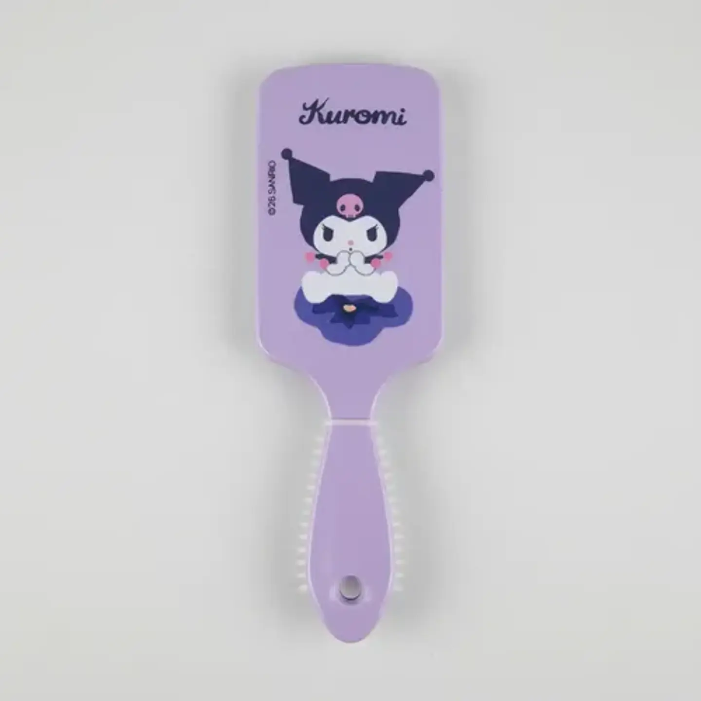 Cepillo De Cabello Kurumi Desenredante Cuadrado 22 Cm Rosa 5