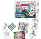Libro Colorear Marvel Roller Color Con Crayones + Stickers - Miniatura 2