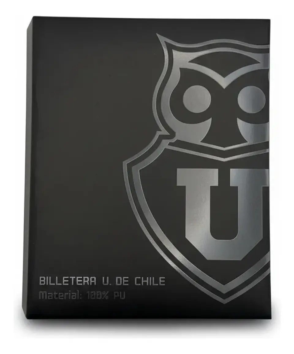 Billetera de Ecocuero (PU) Universidad de Chile Oficial 1