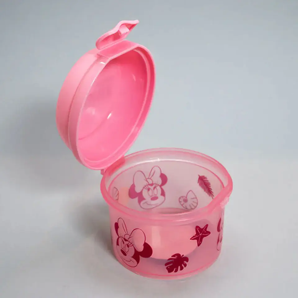 Porta Snack Infantil 280ml Licencia Disney Mickey Summer Rosa 5