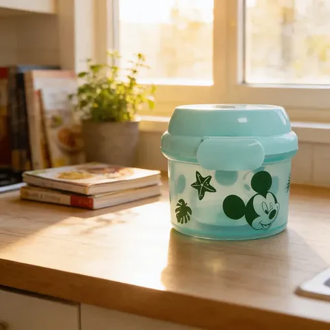 Porta Snack Infantil 280ml Licencia Disney Mickey Summer