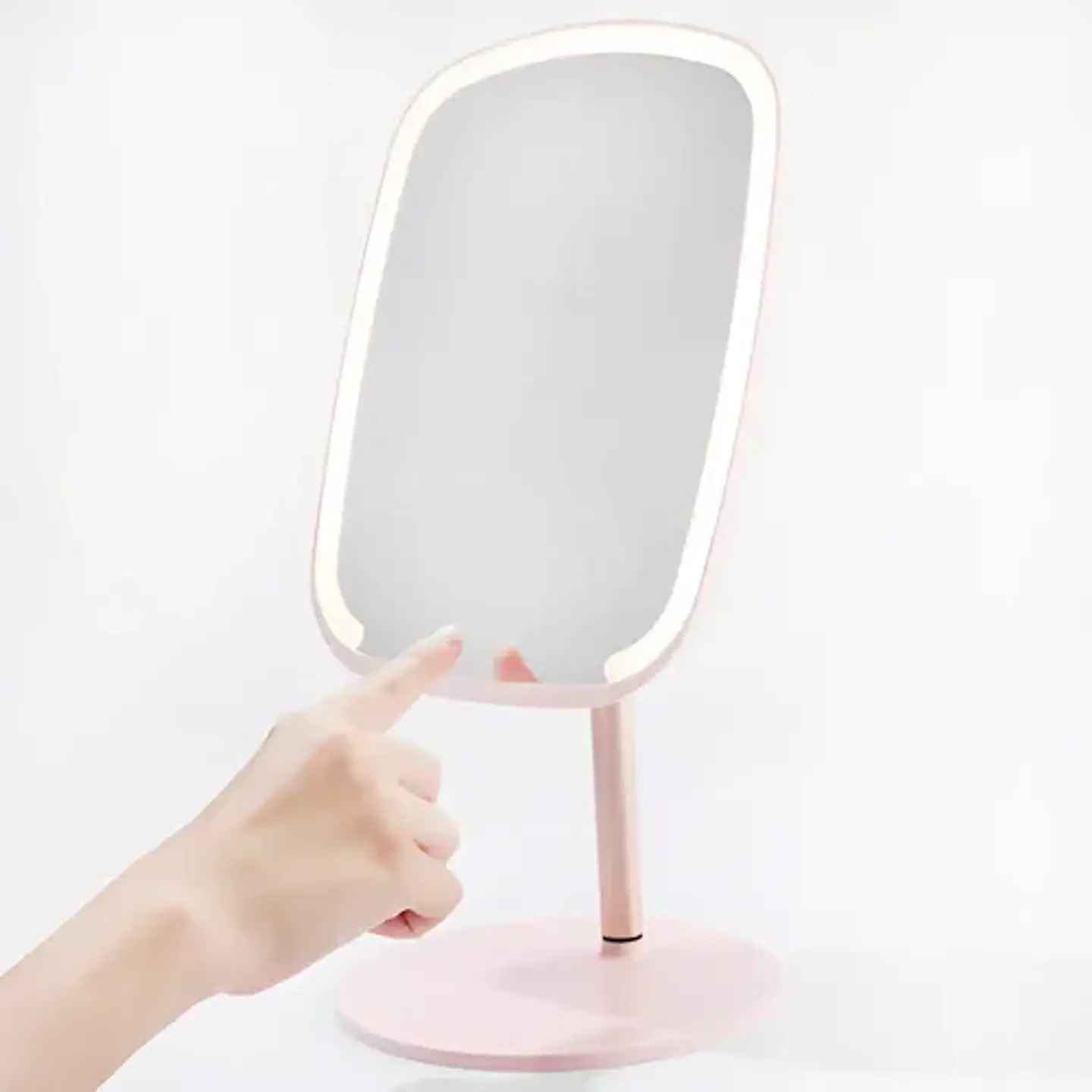 Espejo Maquillaje Con Luz Led Ovalado Para Tocador 6
