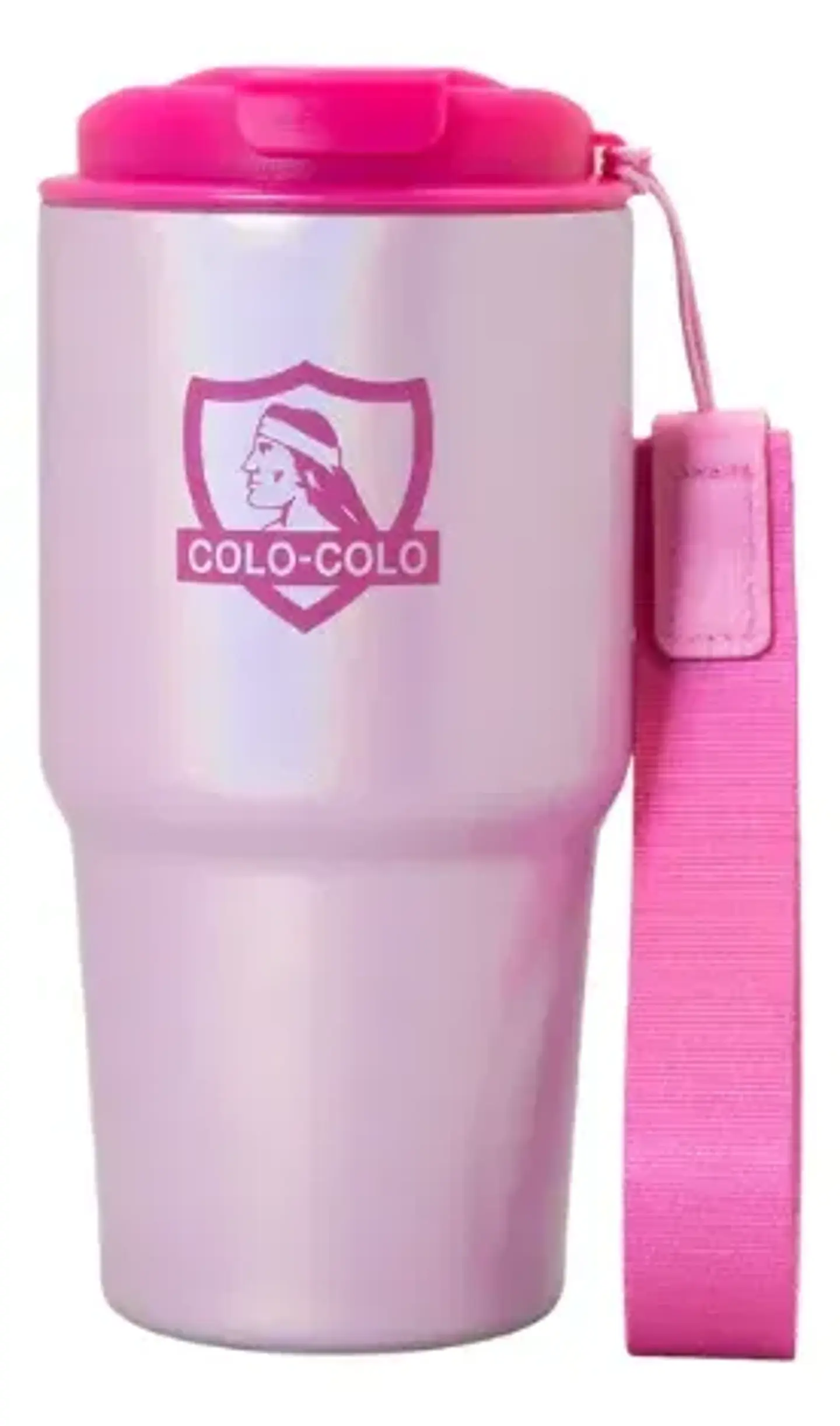 Vaso Mug Térmico Sintra Colo Colo Pink Acero Inoxidable 3