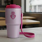 Vaso Mug Térmico Univeridad De Chile Pink Acero Inoxidable - Miniatura 6