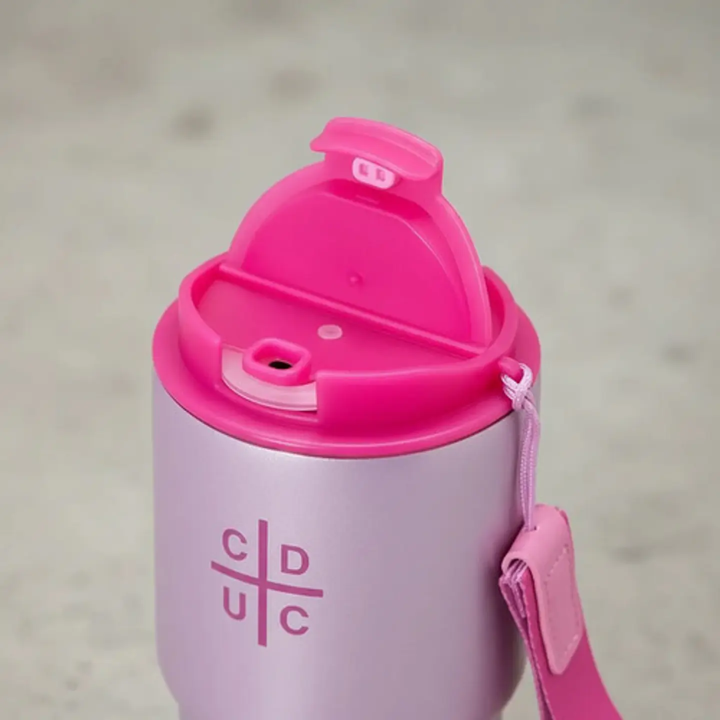 Vaso Mug Térmico Universidad Católica Pink Acero Inoxidable 5