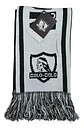 Bufanda Colo Colo 2 Lados Gris Negra Con Flecos Titanio - Miniatura 1