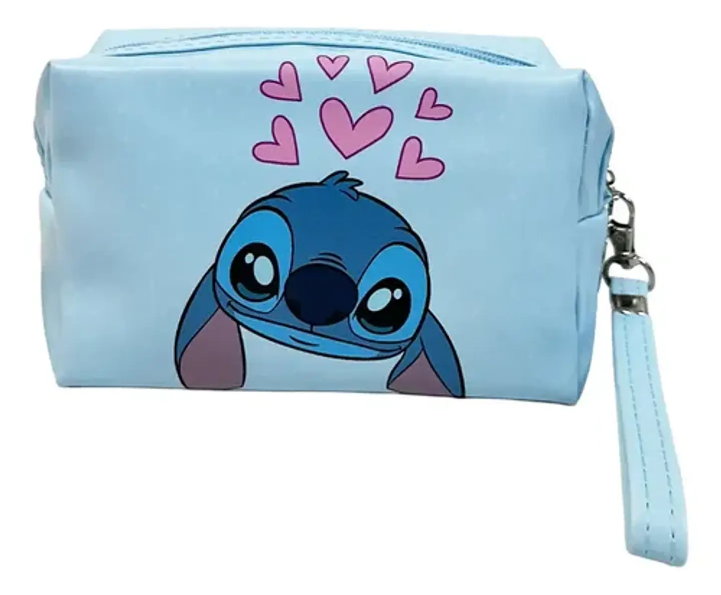 Cosmetiquero Stitch Disney Corazones Neceser Estuche Escolar 1