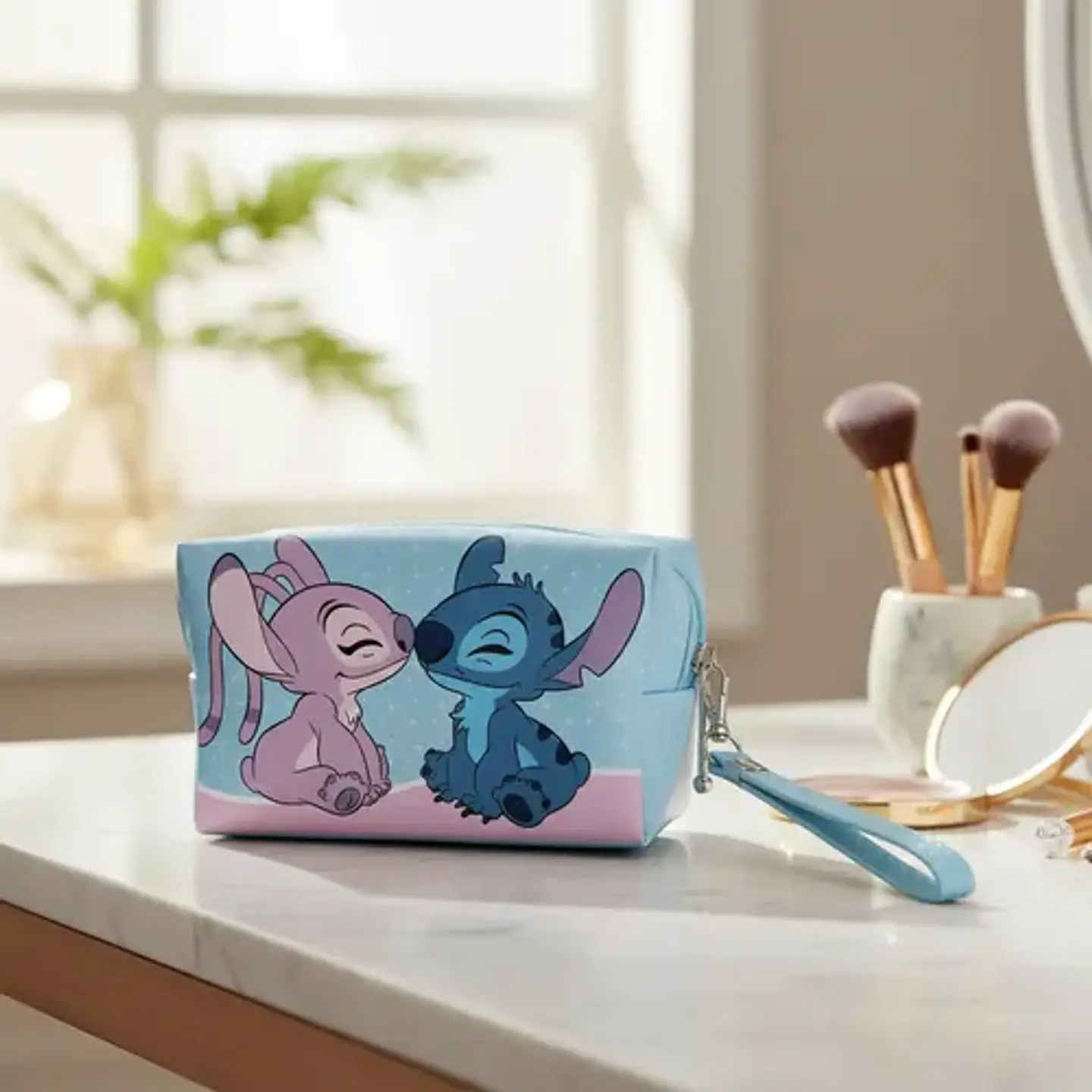 Cosmetiquero Stitch Disney Pareja Neceser Cartuchera Estuche 4