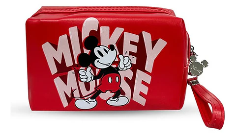 Cosmetiquero Mickey Mouse Disney Rojo Neceser Escolar Rojo