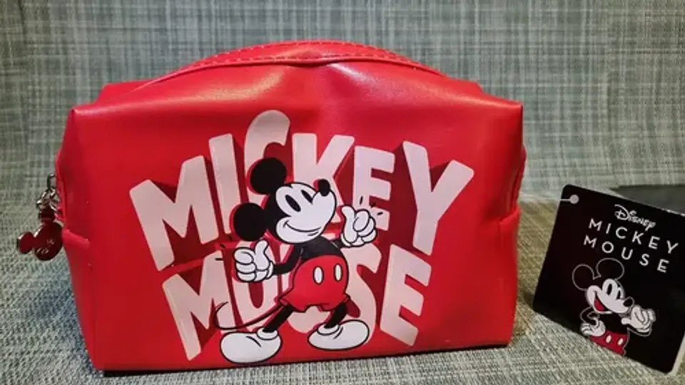 Cosmetiquero Mickey Mouse Disney Rojo Neceser Escolar Rojo 2