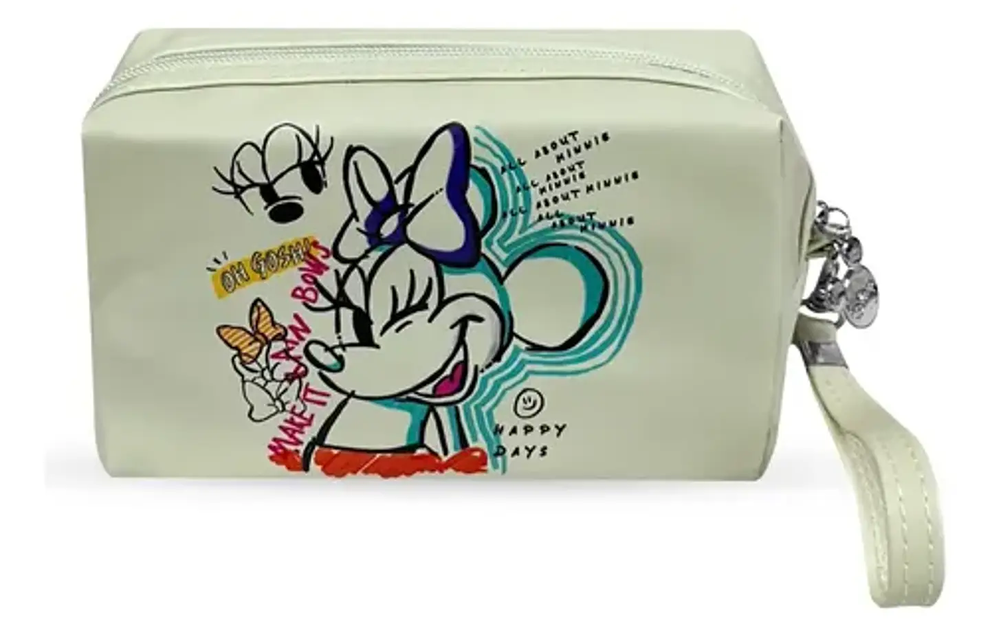 Cosmetiquero Minnie Mouse Disney Beige Neceser Escolar 1