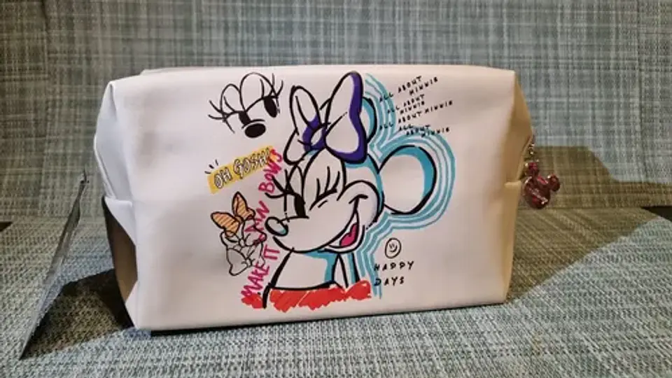 Cosmetiquero Minnie Mouse Disney Beige Neceser Escolar 2