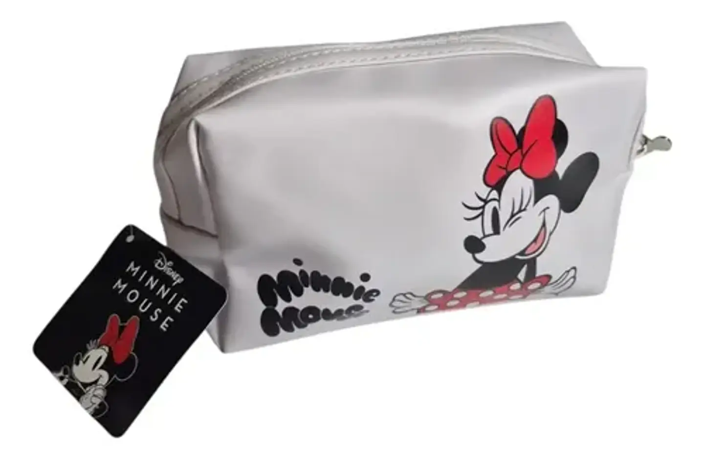 Cosmetiquero Minnie Mouse Disney Blanco Neceser Estuche 9