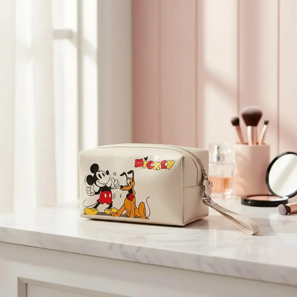 Cosmetiquero Mickey Mouse Y Pluto Disney Neceser Maquillaje 8