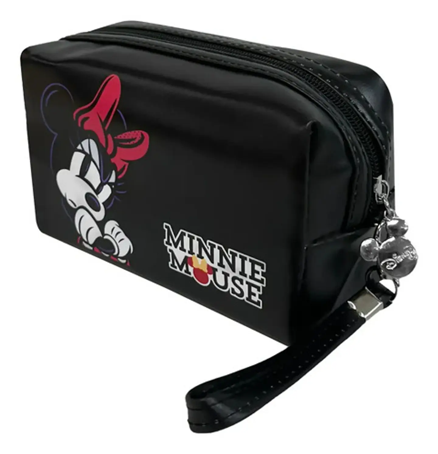 Cosmetiquero Minnie Mouse Disney Negro Neceser Kawai Escolar 2