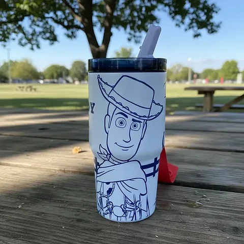 Mug Térmico Woody Toy Story 5 Disney Acero Inoxidable 580ml