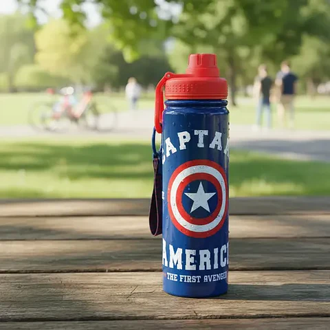 Botella Térmica Capitán América 750ml Acero Inoxidable Keep