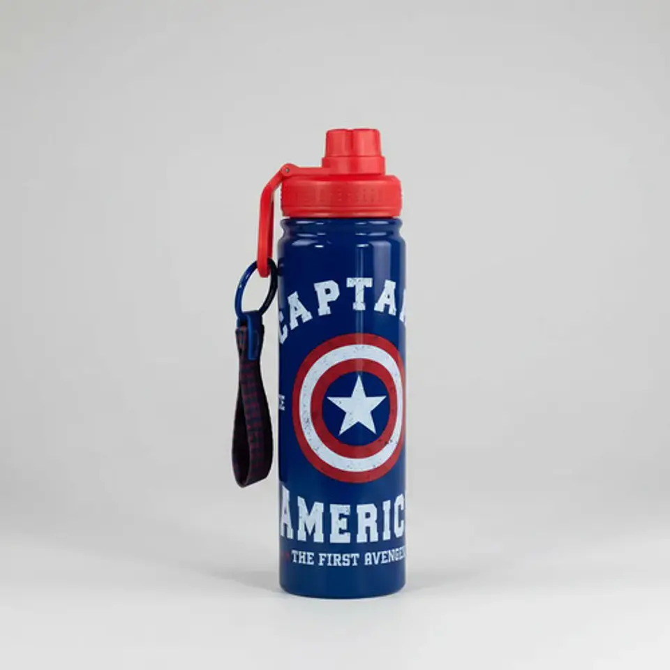 Botella Térmica Capitán América 750ml Acero Inoxidable Keep 8