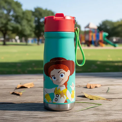 Botella 650ml Woody Jessie Toy Story 5 Disney Con Mango Keep