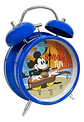Reloj Despertador Infantil Mickey Mouse Summer Disney Azul - Miniatura 1