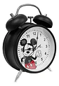 Reloj Despertador Infantil Mickey Mouse Disney Puñito Negro - Miniatura 1