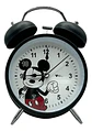 Reloj Despertador Infantil Mickey Mouse Disney Puñito Negro - Miniatura 3