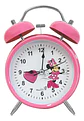 Reloj Despertador Infantil Minnie Mouse Disney Junior Rosa - Miniatura 1