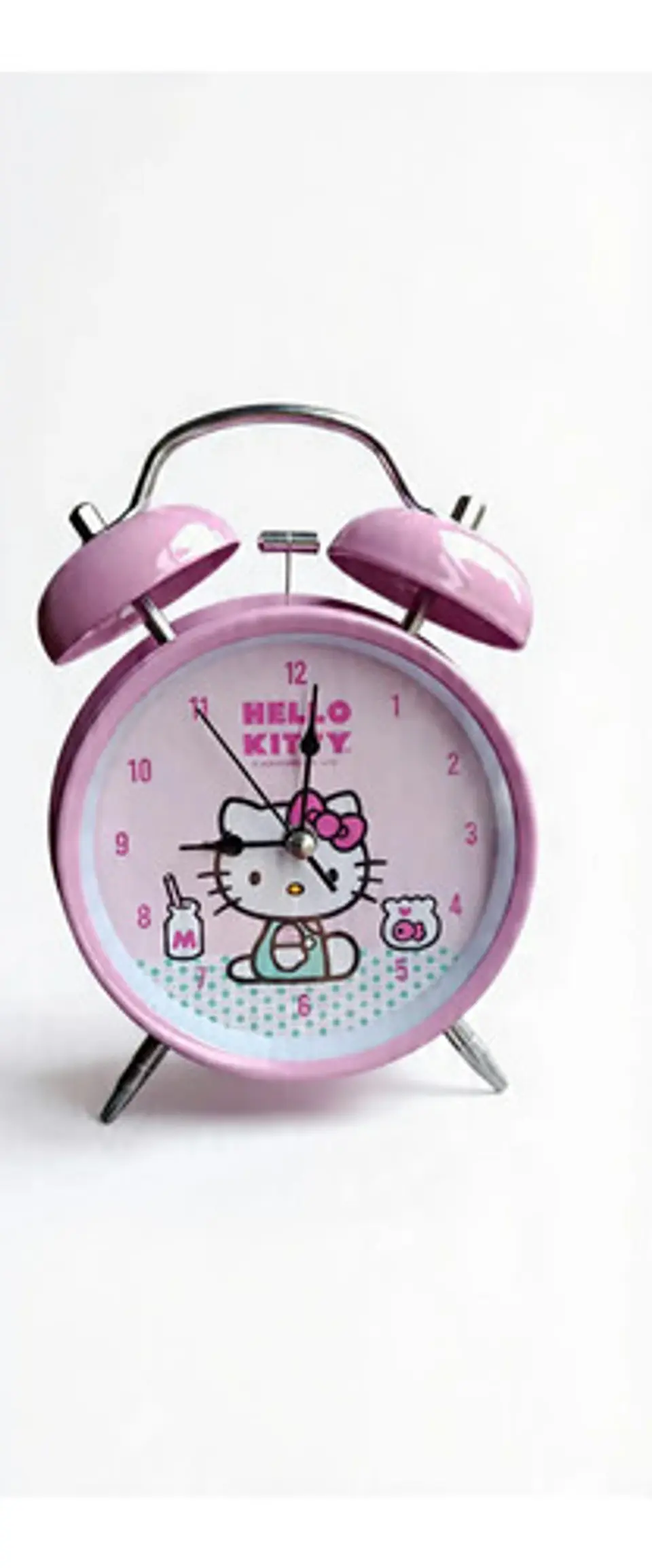 Reloj Despertador Campana Hello Kitty Sanrio Infantil Metal 2