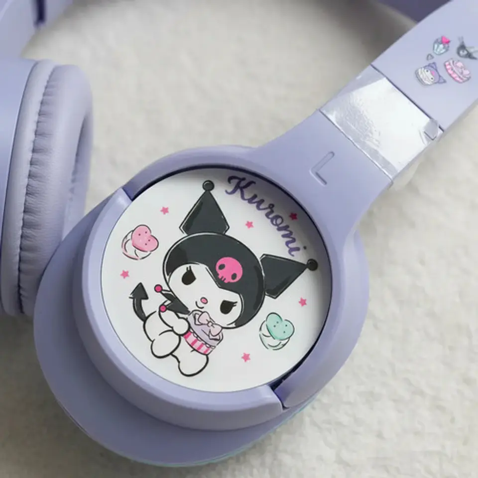 Audífonos Inalámbricos Bluetooth Kuromi Kawaii Sanrio 7
