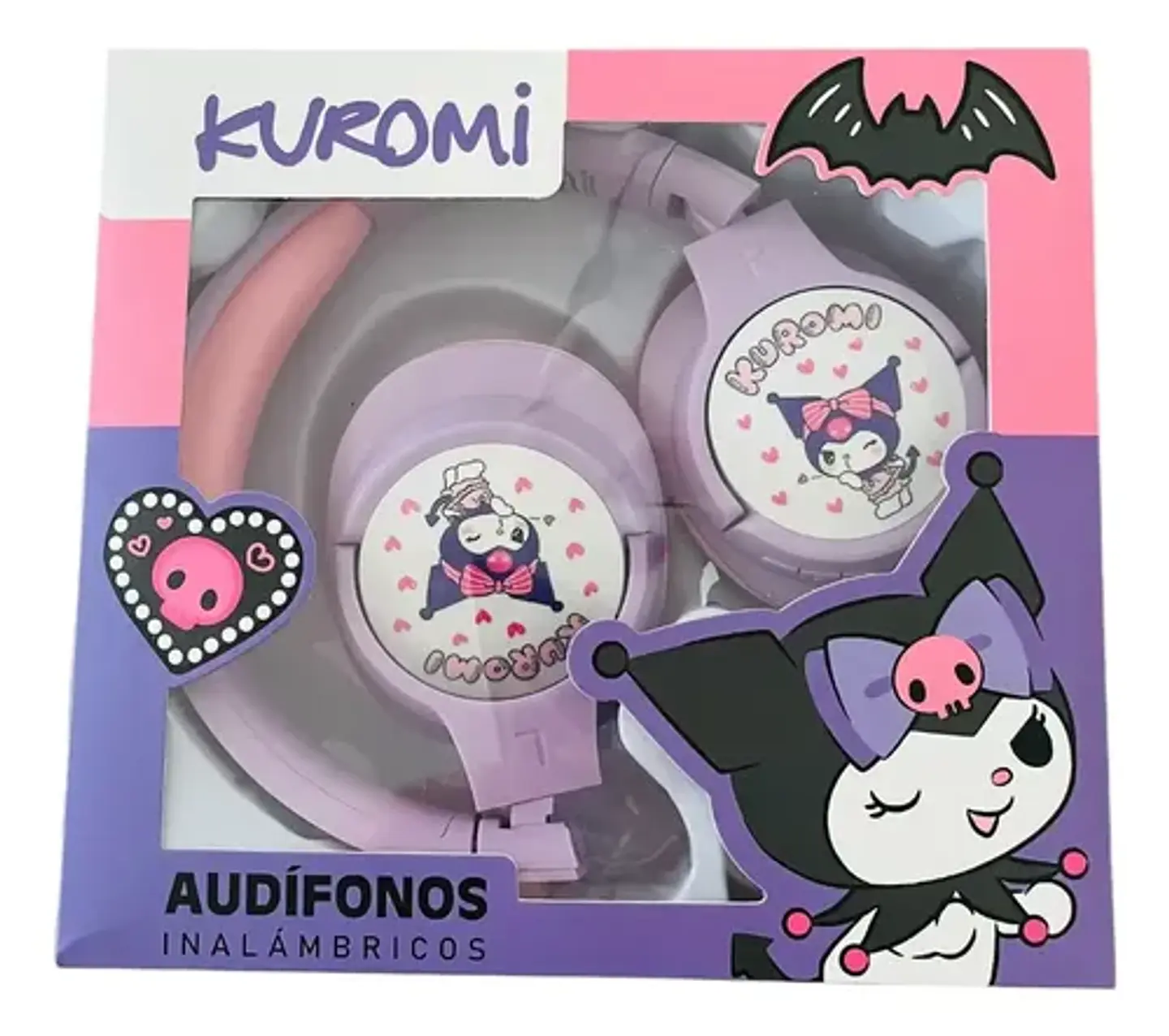 Audífonos Inalámbricos Bluetooth Kuromi Kawaii Sanrio 5