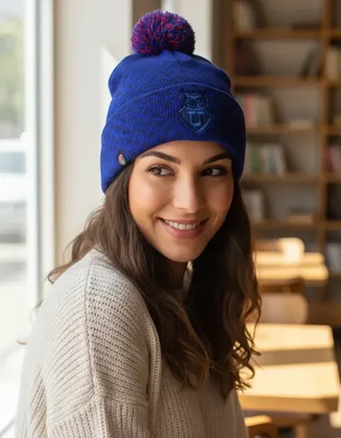 Gorro De Lana Universidad De Chile Invierno Tejido Unisex