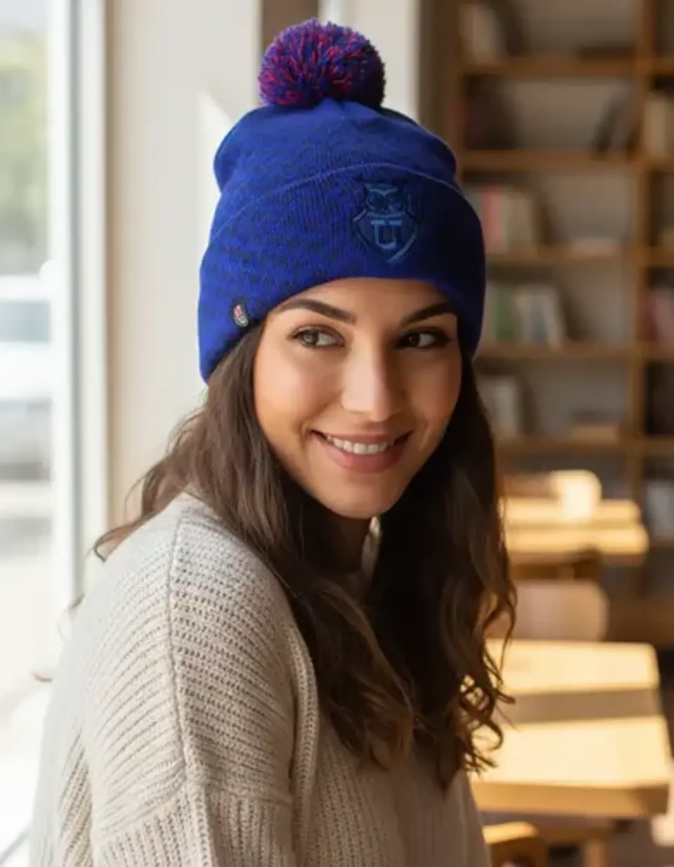 Gorro De Lana Universidad De Chile Invierno Tejido Unisex 1