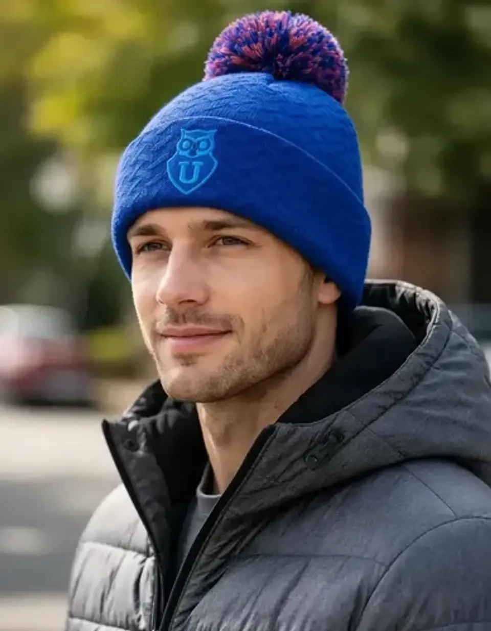 Gorro De Lana Universidad De Chile Invierno Tejido Unisex 6