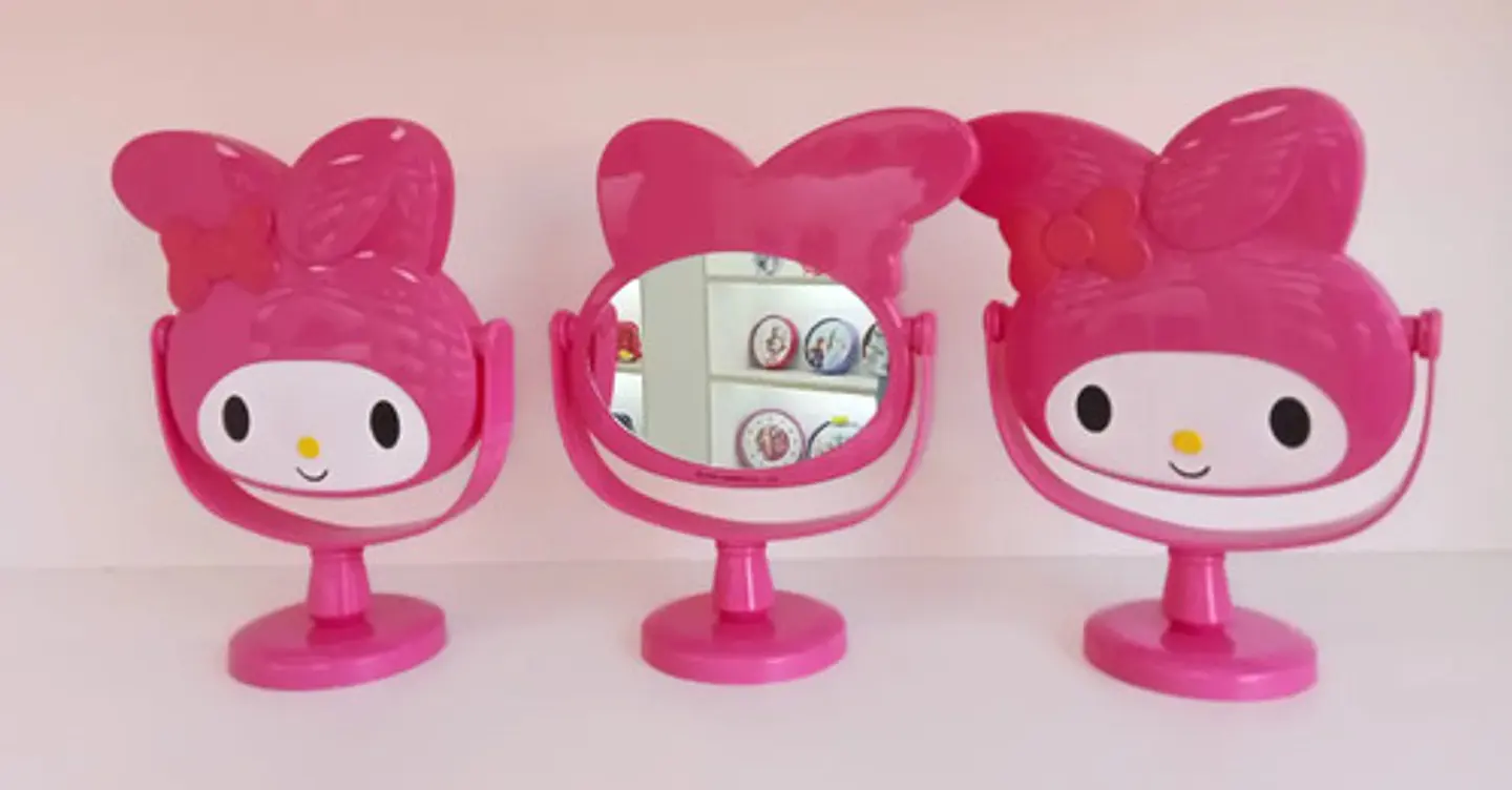 Espejo My Melody Hello Kitty Licencia Sanrio Rosado 8