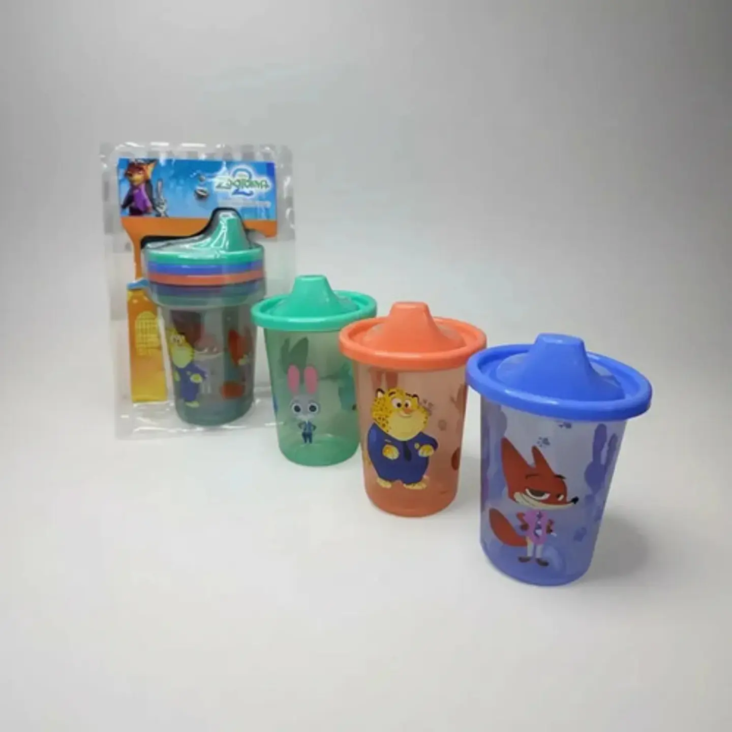 Set 3 Vasos Reutilizables Disney Zootopia 2 Infantil Niños 6