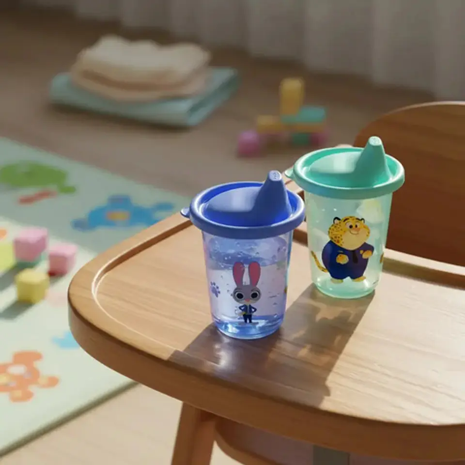 Set 3 Vasos Reutilizables Disney Zootopia 2 Infantil Niños 7