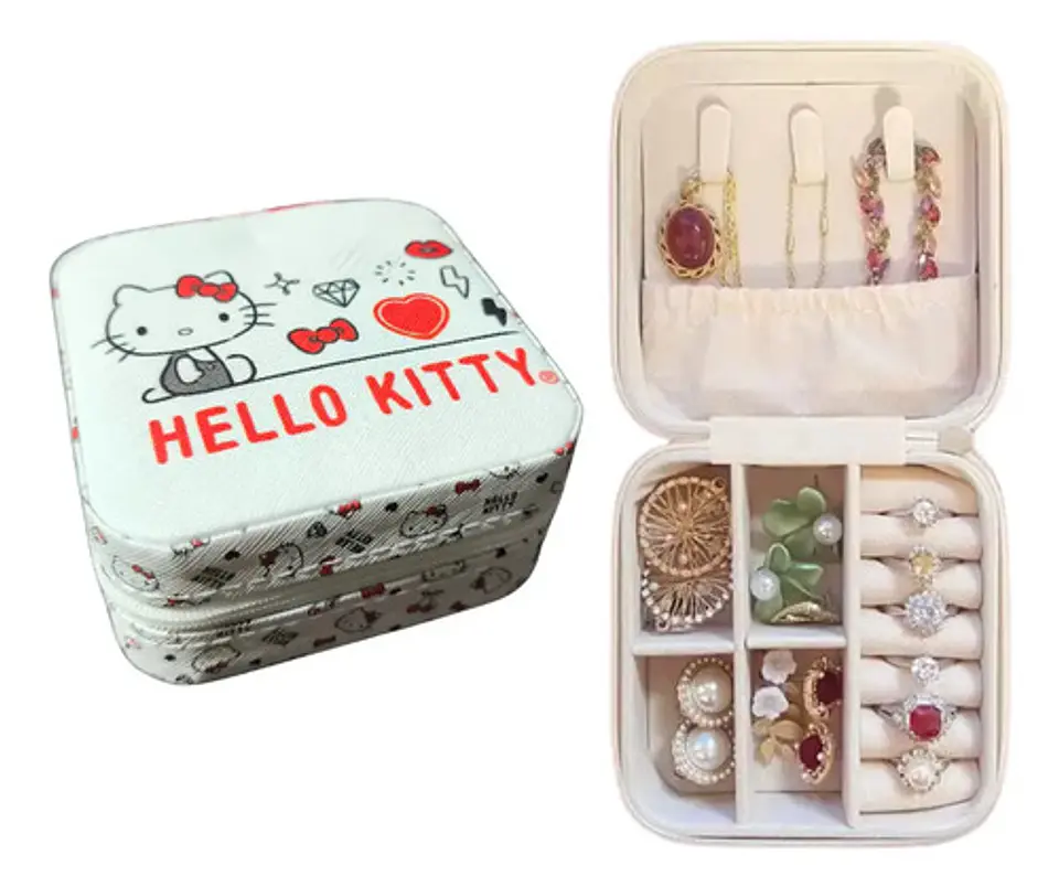 Joyero Portátil Hello Kitty Sanrio Kawaii Compacto Sanrio 3