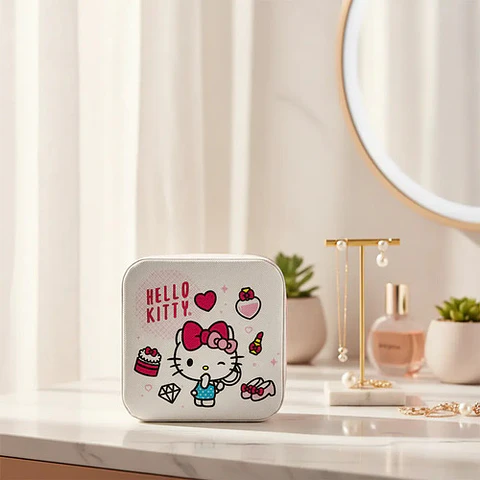 Joyero Portátil Hello Kitty Sanrio Kawaii Compacto Sanrio