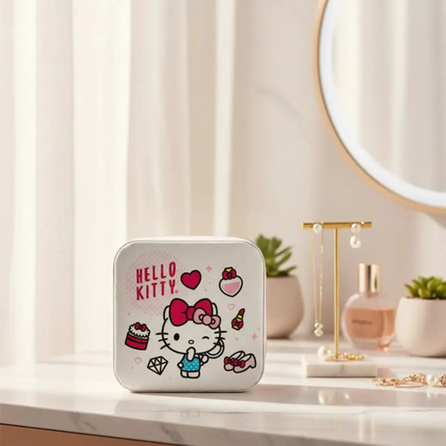 Joyero Portátil Hello Kitty Sanrio Kawaii Compacto Sanrio 1